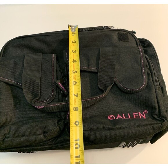 Allen Co Dolores Womens Compact Shooting Range Accessories Bag Black Pink Accent - Picture 12 of 13